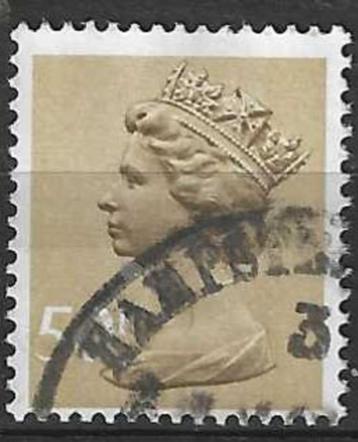 Grande-Bretagne 1977 - Yvert 821 - Reine Elisabeth II (OB), Envoi, Affranchi