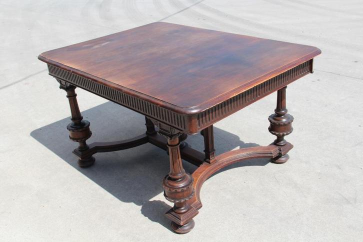 Grote antieke tafel in Henri II-stijl, Antiek en Kunst, Antiek | Meubels | Tafels, Ophalen