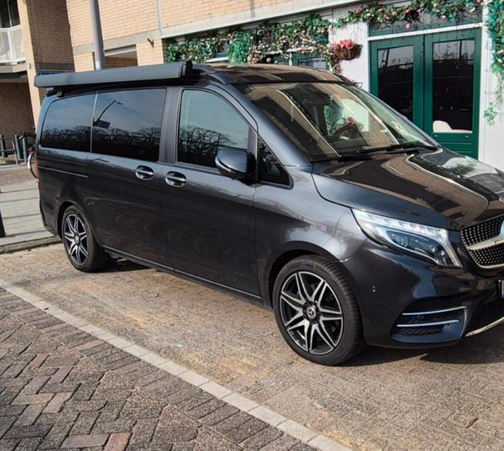 Marco Polo V300 Amg line bj 2020 4 matic, Auto's, Mercedes-Benz, Particulier, 4x4, Airconditioning, Lederen bekleding, Navigatiesysteem