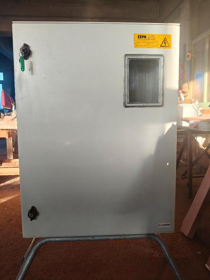 Werfkast 40A 3x230V 3N400, Doe-het-zelf en Bouw, Elektriciteit en Kabels, Zo goed als nieuw, Stopcontact, Ophalen