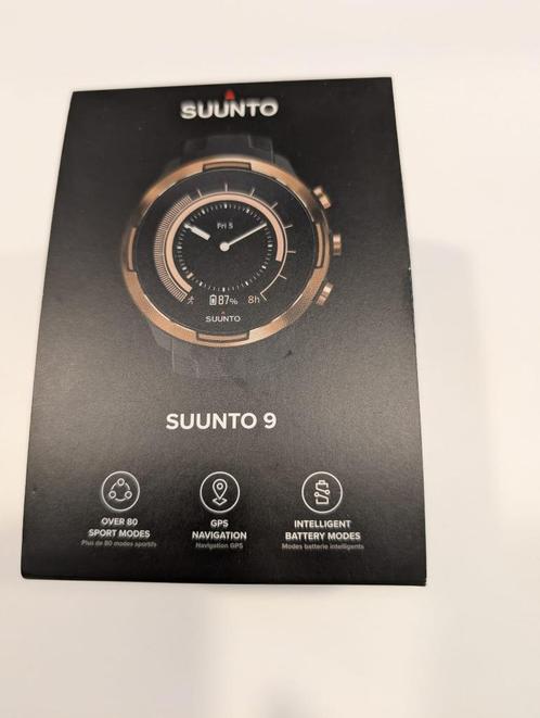 SUUNTO 9 BARO Copper, Handtassen en Accessoires, Sporthorloges, Zo goed als nieuw, Afstand, Calorieverbanding, Conditie, GPS, Hartslag