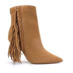 Guess Suede Cowboyboots laag enkellaars franjes, Guess, Enlèvement ou Envoi, Beige, Comme neuf