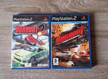 Deux jeux burnout ps2 beschikbaar voor biedingen