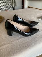 Zwarte laklederen pumps m38 comfortabele hak 6,5 cm, ANDERE, Pumps, Zwart, Ophalen of Verzenden