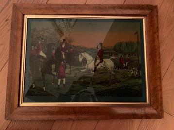 Muurdecoratie, ingelijste prent beschikbaar voor biedingen
