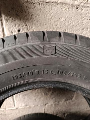 195 70r15c avec montage et équilibrage  beschikbaar voor biedingen