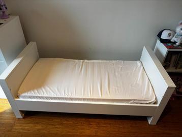 Lit enfant + matelas, Sommier à lattes, 70 à 85 cm, Enlèvement, Utilisé