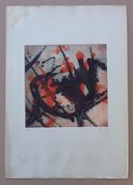 GÜNTHER KRAUS / ABSTRACTIE / KLEURETS / 50x35cm / SIG / 1960, Antiek en Kunst, Kunst | Litho's en Zeefdrukken, Ophalen of Verzenden