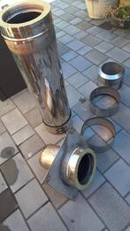Inox dubbelwandige rookgasafvoer, Ophalen, Inox, Gebruikt, 2 tot 4 meter