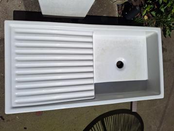Porseleinen antieke wasbak/wastafel/uitgietbak/lavabo, Enlèvement