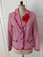 Gestreepte Blazer/Jasje : Wit & Rood - White Label - 42 -New, Maat 42/44 (L), Nieuw, Ophalen of Verzenden, Jasje