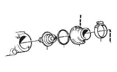 Volvo Thermostaat huis Diesel D24 1985-1986 Volvo onderdeel, Autos : Pièces & Accessoires, Autres pièces automobiles, Neuf, Enlèvement ou Envoi