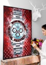 Uniek XXL Glasschilderij | Rolex x Louis Vuitton - 6 sizes, Huis en Inrichting, Oorspronkelijke maker, Verzenden, Nieuw, 125 cm of meer