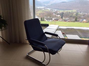 Fauteuil design Jan des Bouvrie  / Gelderland, Huis en Inrichting, Ophalen, Zo goed als nieuw, Metaal, Kvadrat bekledingsstof   Uitstekend !