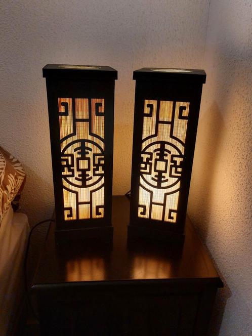 Twee mooie oosterse lampen, Huis en Inrichting, Lampen | Tafellampen, Ophalen of Verzenden