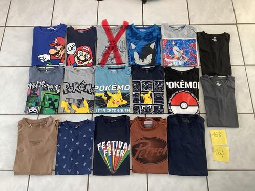 T-shirts jongens maat 158 en 164, Kinderen en Baby's, Kinderkleding | Maat 164, Zo goed als nieuw, Jongen, Shirt of Longsleeve