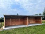 Stevig Schuilhok 3x12m in massief Douglashout (Op voorraad), Dieren en Toebehoren, Weidegang, 4 paarden of pony's of meer