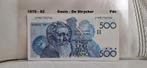 500 Frank Meunier  Dasin - De Strycker  *Fdc*, Verzenden, Los biljet