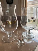 Duvelglazen 3 liter en 1 super klein, Ophalen of Verzenden, Zo goed als nieuw