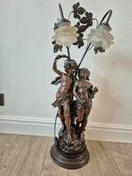 Bronze oude lamp, Huis en Inrichting, Woonaccessoires | Zuilen en Pilaren, Ophalen