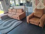 Salon: 3 zit met lounge en 1 relax en 1 zit met relax, Huis en Inrichting, Ophalen, Zo goed als nieuw