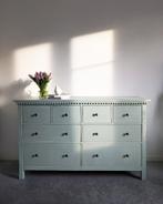 Dressoir Hemnes lichtgroen, Ophalen, IKEA modern Scandinavisch, 5 laden of meer, 150 tot 200 cm