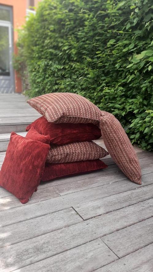 Set van mooie sfeervolle kussens, Huis en Inrichting, Woonaccessoires | Kussens, Gebruikt, Overige kleuren, Vierkant, Ophalen