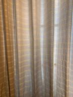Gordijnen 2 panden, Huis en Inrichting, Ophalen, Gebruikt, Beige