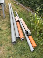 Afvoerbuizen 125mm 2 X 5m, Doe-het-zelf en Bouw, Ophalen, Afvoer, PVC, Nieuw