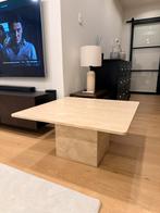Table basse en veritable travertin 90x90cm, Maison & Meubles, Enlèvement