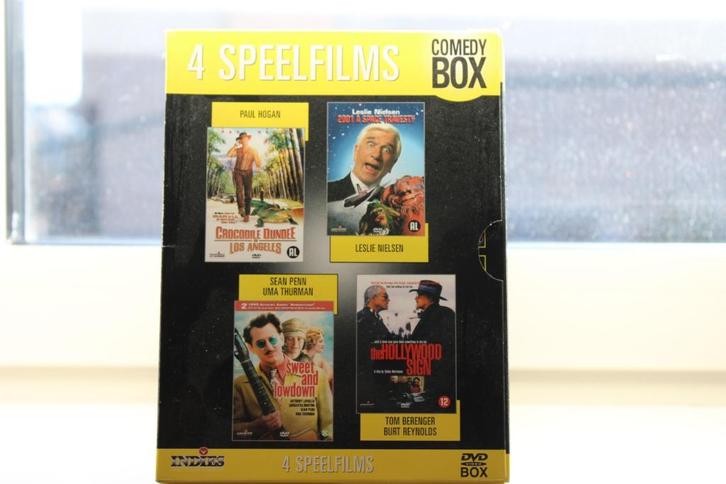 4 FILMS OP 2DVD'S COMEDYBOX / NIEUW, Cd's en Dvd's, Dvd's | Komedie, Ophalen of Verzenden
