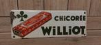 ancienne plaque émaillée Chicorée Williot (amellerie belge), Utilisé, Enlèvement ou Envoi, Panneau publicitaire