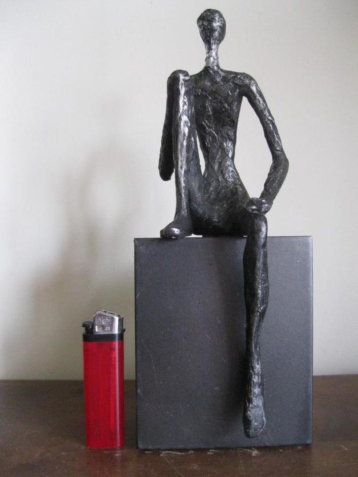 Bronskleurig sculptuur Simla, Verzamelen, Beelden en Beeldjes, Nieuw, Mens, Ophalen of Verzenden