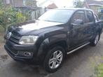 Te mooie volkswagen amarok 2.0 tdl 4 motion lichtevracht, Auto's, Automaat, Parkeersensor, Zwart, 4 cilinders