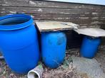 drie regenwater tonnen, Ophalen, Gebruikt, Kunststof