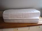 Set van 2 kussens / matrasverlengers met wasbare hoes, Ophalen, Gebruikt, Wit, Rechthoekig