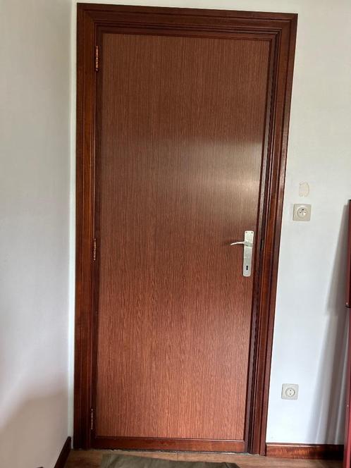 Houten deur, Doe-het-zelf en Bouw, Deuren en Vliegenramen, Gebruikt, Binnendeur, 200 tot 215 cm, Minder dan 80 cm, Hout, Ophalen