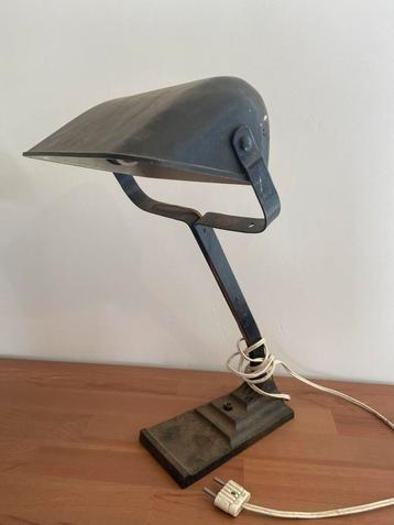 Notarislamp in originele staat, Enlèvement, Utilisé, Métal, Moins de 50 cm