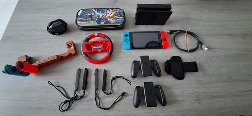 Nintendo switch met tal van toebehoren, Games en Spelcomputers, Spelcomputers | Nintendo Switch, Ophalen