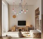 Spinverlichting in kleur 8 koppen, Huis en Inrichting, Lampen | Kroonluchters, Ophalen of Verzenden, Nieuw, Kunststof, Modern