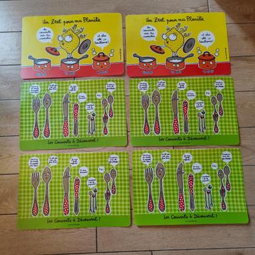 Lot de 6 sets de table Derrière la porte (DLP) beschikbaar voor biedingen