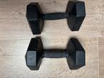 Hexa dumbells domyos 10 kg, Sport en Fitness, Ophalen of Verzenden, Zo goed als nieuw