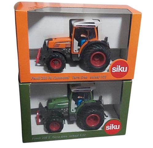 Siku Fendt 208 PA Kommunal en siku Fendt 208 S Terra tires, Hobby en Vrije tijd, Modelauto's | 1:32, Nieuw, Tractor of Landbouw