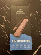 Innova essentials - 6 in 1 usb c hub, Computers en Software, USB Sticks, Ophalen, Nieuw