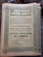 Vieilles Actions, Ophalen, Voor 1920, Aandeel