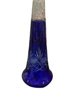 Carafe Bleue en Cristal de Bohème - Éclat et Élégance, Antiquités & Art, Antiquités | Verre & Cristal, Enlèvement ou Envoi