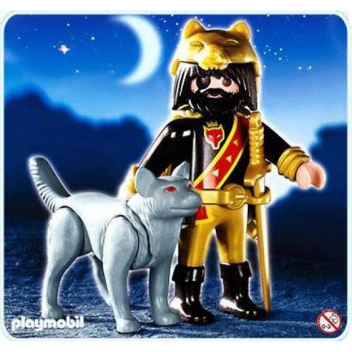 Playmobil Ridders: Krijger met Wolf – Set 4644:, Kinderen en Baby's, Speelgoed | Playmobil, Zo goed als nieuw, Complete set, Ophalen