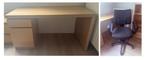 Bureau met bureaustoel, Ophalen, Gebruikt, Bureau