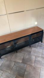 Tv kast metaal ikea 1m50 breed, Ophalen, Zo goed als nieuw, Metaal