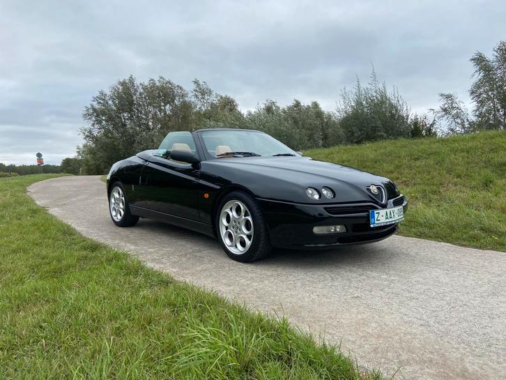 Alfa Spider Lusso met amper 57000km Gekeurd met garantie, Auto's, Alfa Romeo, Bedrijf, Te koop, Spider, ABS, Airbags, Airconditioning
